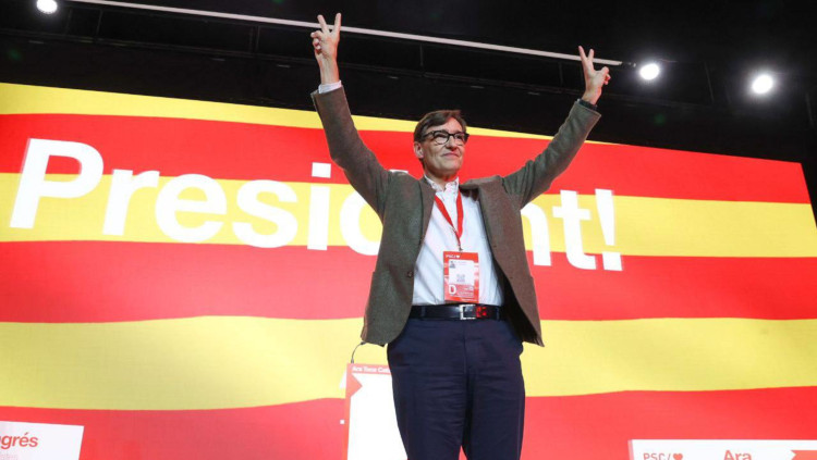 El candidat del PSC Salvador Illa. Agència Catalana de Notícies