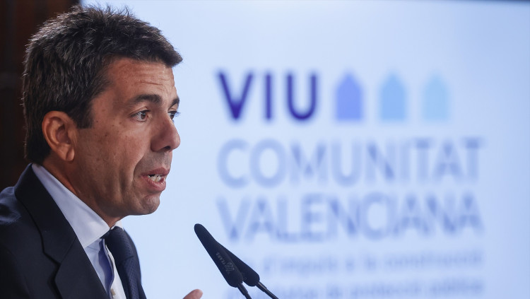 El president de la Generalitat Valenciana, el popular Carlos Mazón| Europa Press/Rober Solsona