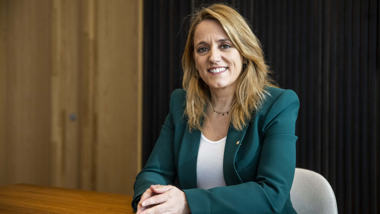La consellera catalana d'Economia i Hisenda, Natàlia Mas