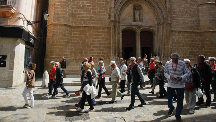 Turistes a Palma. Isaac Buj