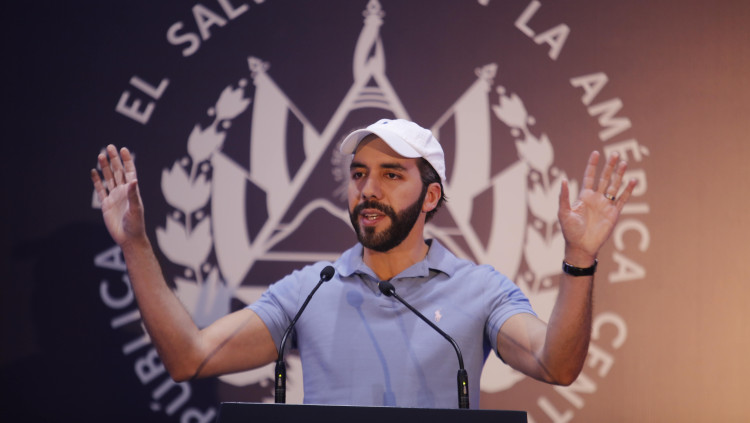 El president del Salvador, Nayib Bukele. Europa Press