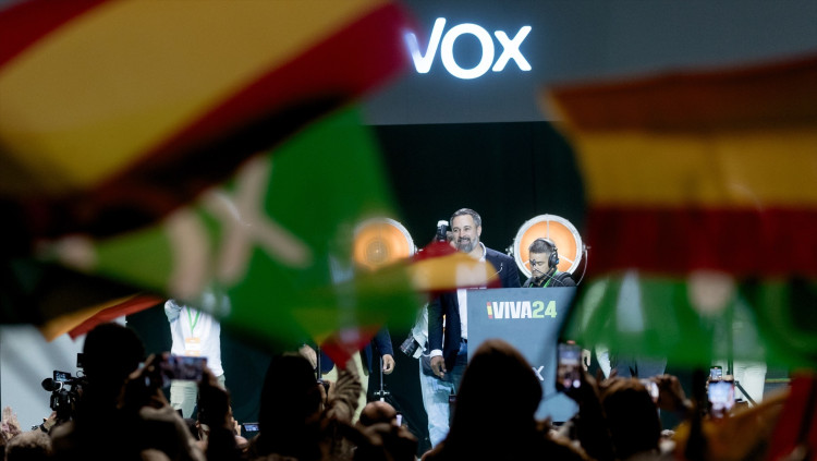 Estampa de l'acte de Vox| Europa Press