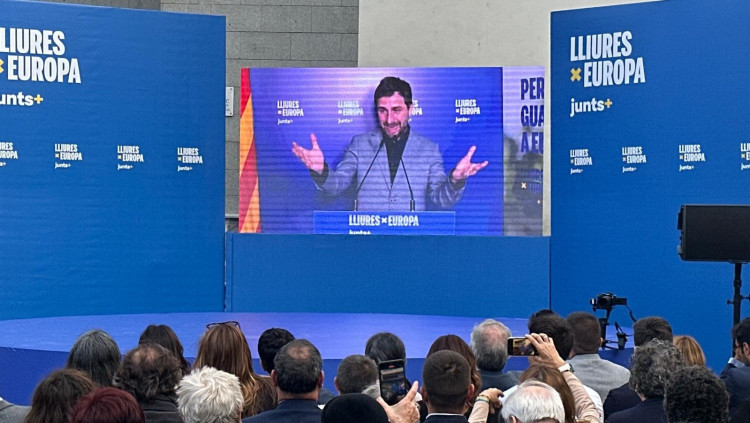 El candidat de Junts a les eleccions europees, Toni Comín