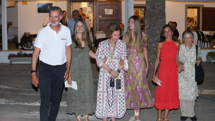 La família reial espanyola l'estiu passat a Palma. Europa Press