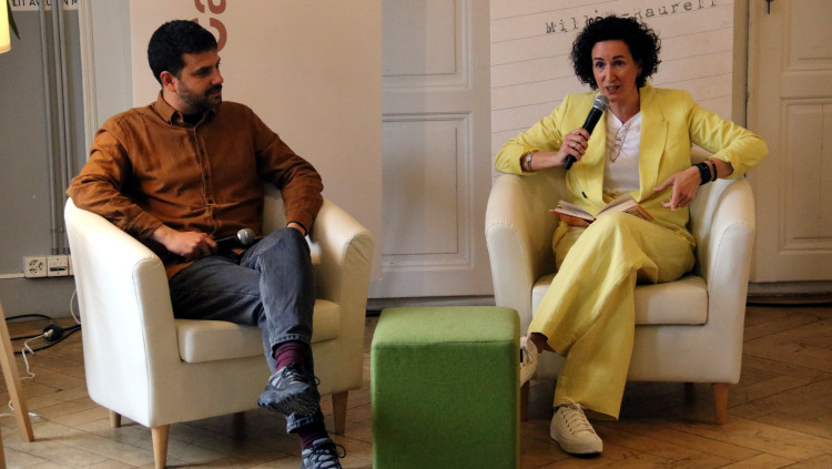 Ruben Wagensberg i Marta Rovira. Agència Catalana de Notícies