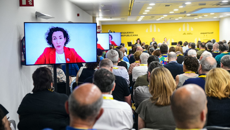 Marta Rovira participa en el Consell Nacional d'Esquerra Republicana. Agència Catalana de Notícies