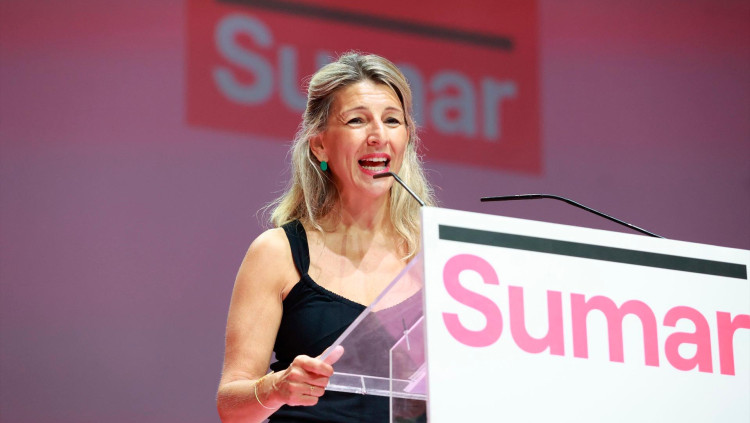 La vicepresidenta espanyola i referent de Sumar, Yolanda Díaz| Europa Press