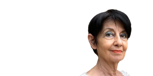 Lucila Grau en un fotomuntatge. Front Català