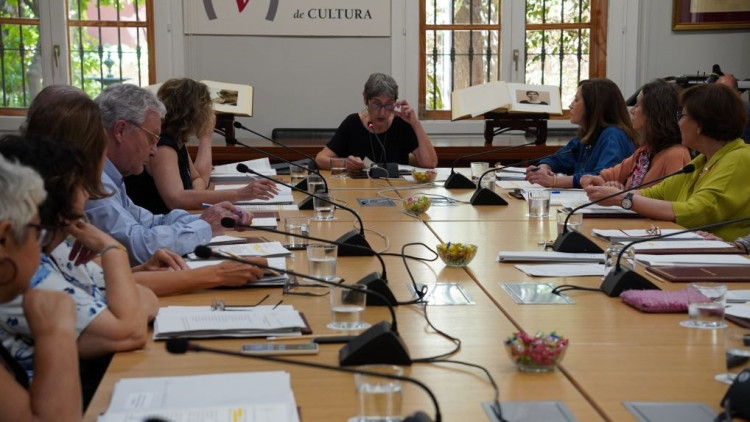 Estampa de la reunió d'aquest dimarts del Consell Valencià de Cultura| Europa Press