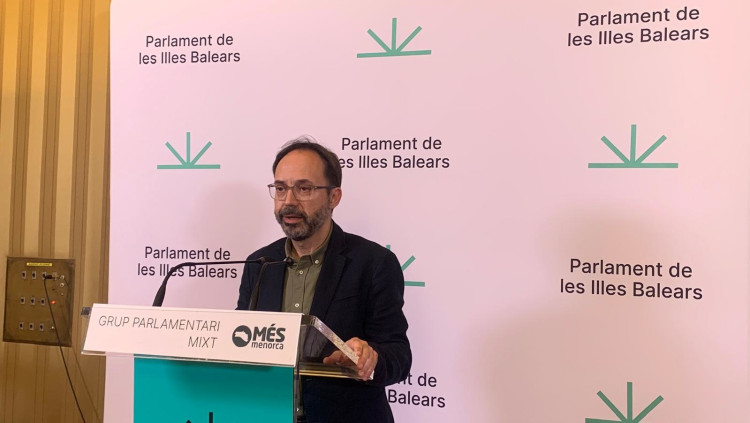 El portaveu de Més per Menorca, Pep Castells. Europa Press