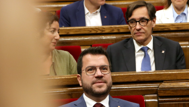 El president català en funcions Pere Aragonès. Agència Catalana de Notícies