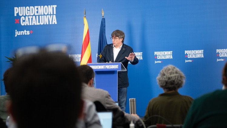 Carles Puigdemont, referent de l'espai postconvergent| Europa Press