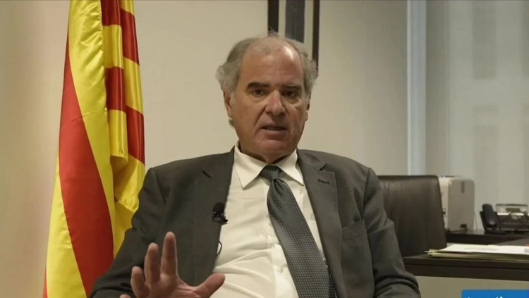 El magistrat Joaquín Aguirre a la televisió alemanya| EL TEMPS