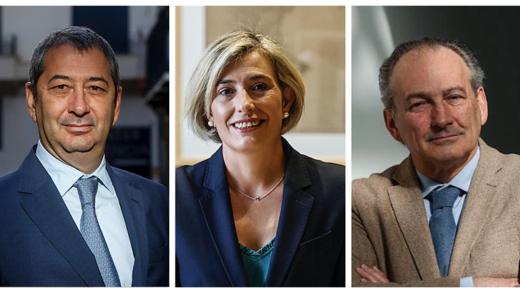 Vicente Barrera, Elisa Nuñez i José Luis Aguirre.. Europa Press