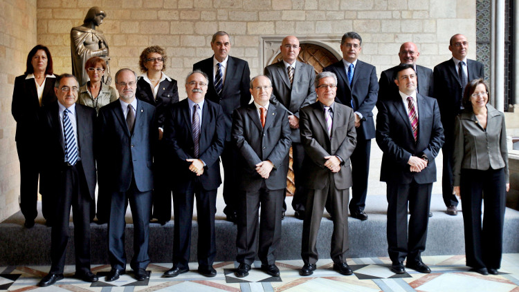 El govern de José Montilla. EFE / Arxiu EL TEMPS