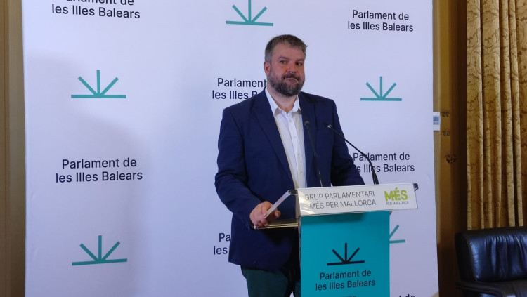 El portaveu de Més per Mallorca, Lluís Apesteguia. Europa Press