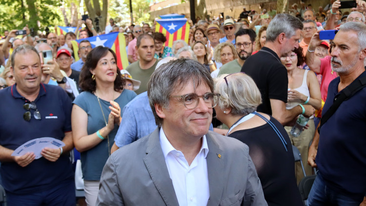 El president català a l'exili, Carles Puigdemont. Agència Catalana de Notícies