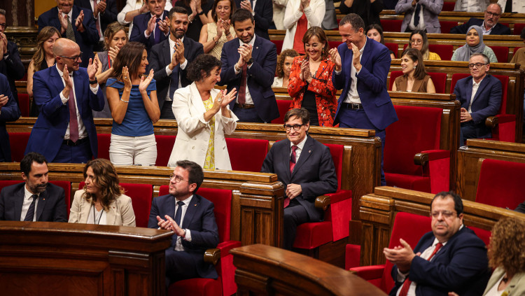 Salvador Illa, investit president de la Generalitat de Catalunya. Agència Catalana de Notícies