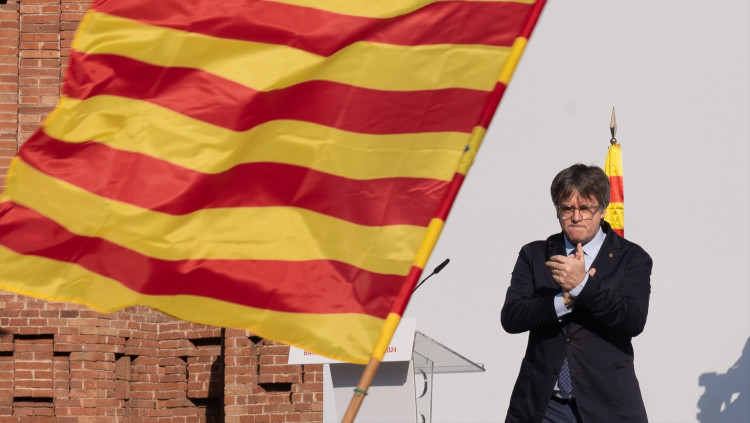 El president Carles Puigdemont| David Zorrakino/Europa Press