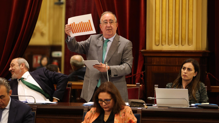 Agustín Buades, el segon trànsfuga del grup parlamentari de Vox a les Balears, el qual va passar al grup mixt fa dues setmanes.. Europa Press