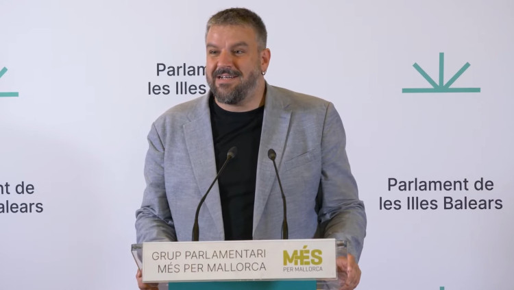 Lluís Apesteguia, portaveu de Més per Mallorca. Europa Press