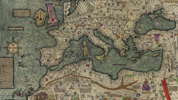 La mediterrània en l'Atlàs de Cresques Abraham (segle XIV)