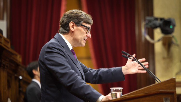 El president català, Salvador Illa. Agència Catalana de Notícies
