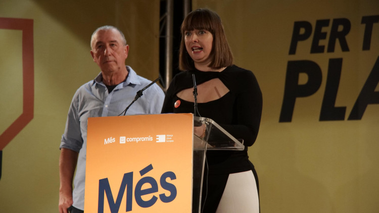 La secretària general de Més, Amparo Piquer. Europa Press