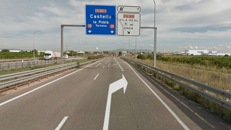 Autovia CV-10, que hauria d'unir de forma gratuïta el País Valencià amb Catalunya.