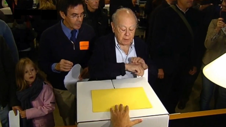 L'expresident Pujol vota en la consulta del 9-N