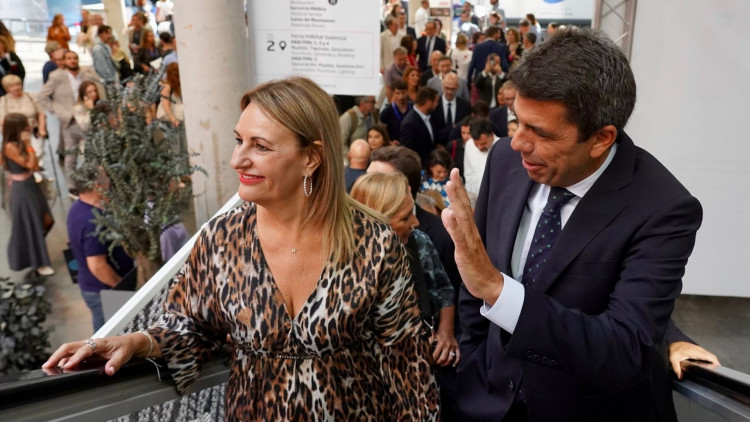 Nuria Montes i Carlos Mazón. Europa Press