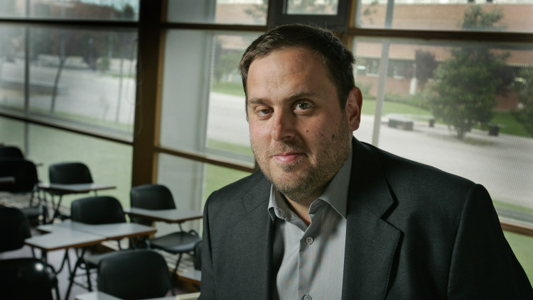 Oriol Junqueras l'any 2011. Jordi Play - Arxiu EL TEMPS