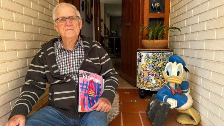 Toni Signes, subscriptor d'EL TEMPS a Paiporta.