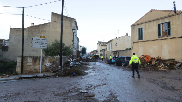 Sant Llorenç des Cardassar després de la riuada de 2018