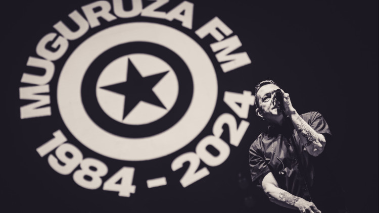 Fermin Muguruza en un dels concerts de la seua gira, concretament a Bilbao| Gaizka Peñafiel.