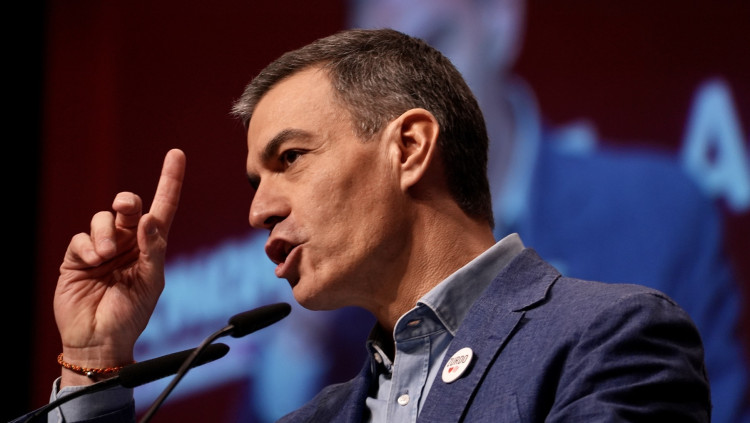 Pedro Sánchez intervé en el 15è congrés del PSPV-PSOE, que se celebra aquest cap de setmana al Palau de Congressos de València.. Europa Press