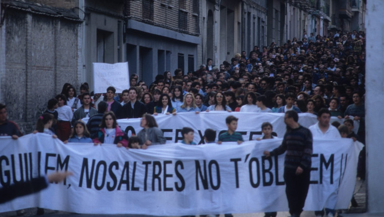 Protesta en record de Guillem Agulló| EL TEMPS