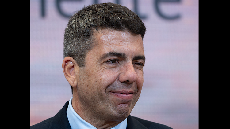 Carlos Mazón, fotografiat en la recent fira turística Fitur, celebrada a Madrid.. Europa Press