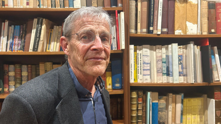 Jordi Sunyer, a la seu dels Premis Jaume I, a València. EL TEMPS
