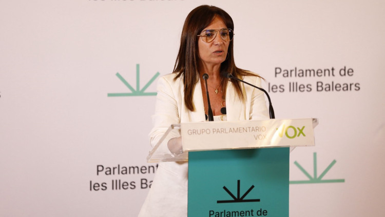 La portaveu de Vox al Parlament Balear, Idoia Ribas. Europa Press