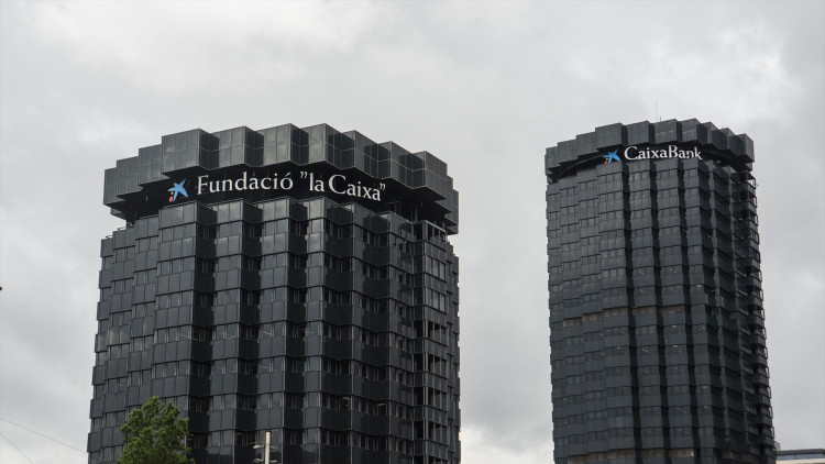 Edificis de CaixaBank a Barcelona. Europa Press