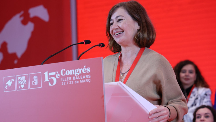 Francina Armengol, durant el congrés del PSIB-PSOE