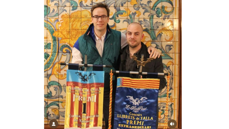 Dionís Salvador, a l'esquerra. EL TEMPS