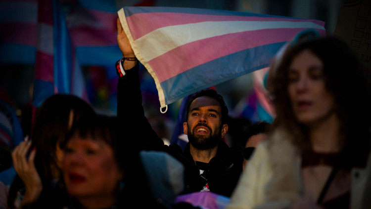 Manifestació per protestar pels atacs que pateix la comunitat trans.. Europa Press