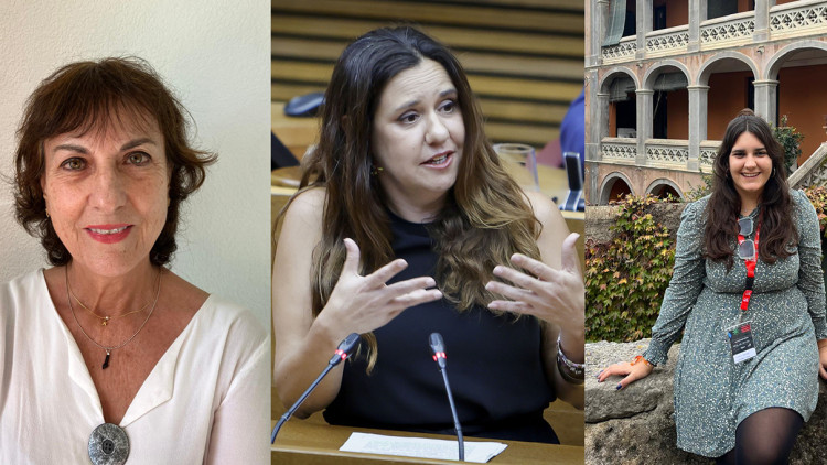 Gràcia Jiménez, Mònica Àlvaro i Idoia Arreaza| EL TEMPS. 