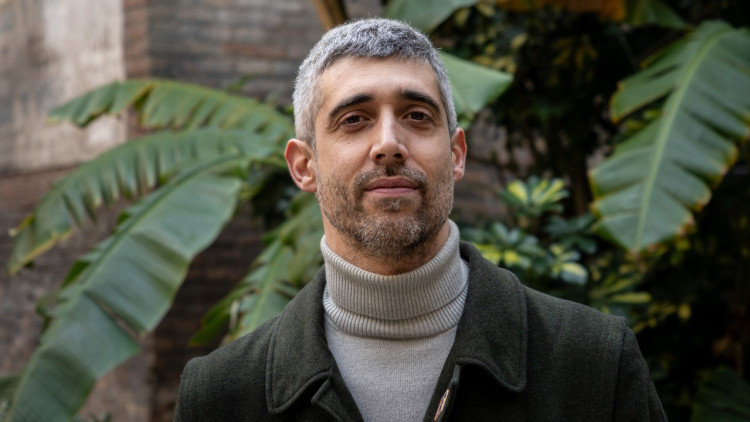 L'escriptor barceloní Víctor García Tur.. Maria Casas Llargués