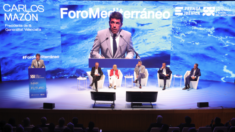 Carlos Mazón va inaugurar la passada edició del Fòrum Econòmic i Social del Mediterrani, celebrat a València en 2024.