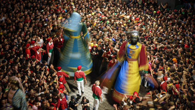 La Patum de Berga, un exemple de manifestació cultural immaterial que la Unesco ha reconegut com patrimoni de la humanitat.