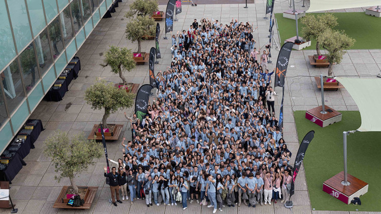 Estampa del campus organitzat per la Fundació "la Caixa"