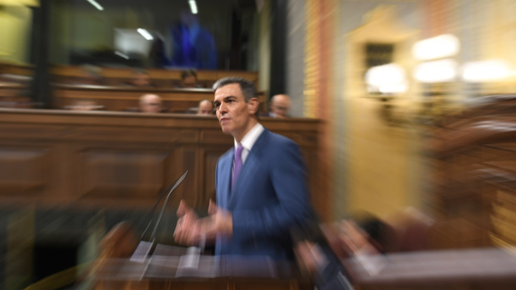 Pedro Sánchez, en una imatge recent al Congrés dels Diputats.. Europa Press